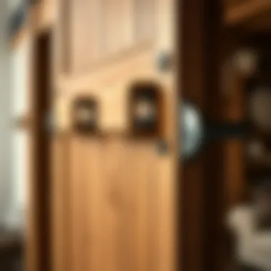 Close-Up of Barn Door Hardware Showcasing Craftsmanship Close-up of barn door hardware showcasing craftsmanship