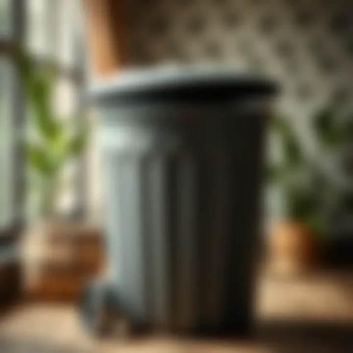 Eco-Friendly Trash Bin Made from Recycled Materials Eco-friendly trash bin made from recycled materials