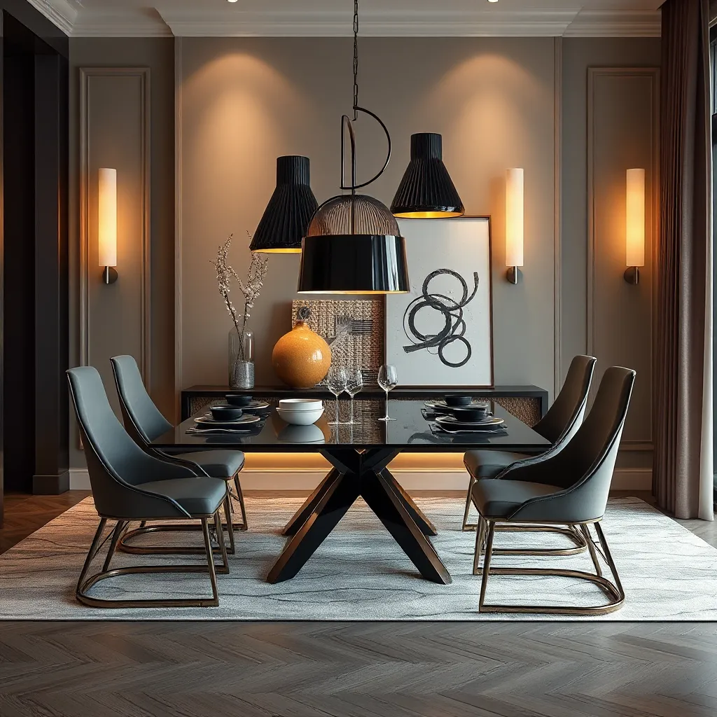 Modern Glass Dining Tables: Style and Practicality for Eight