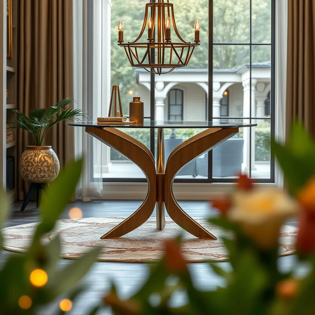 Exploring the Round Butterfly Dining Table: Design Insights