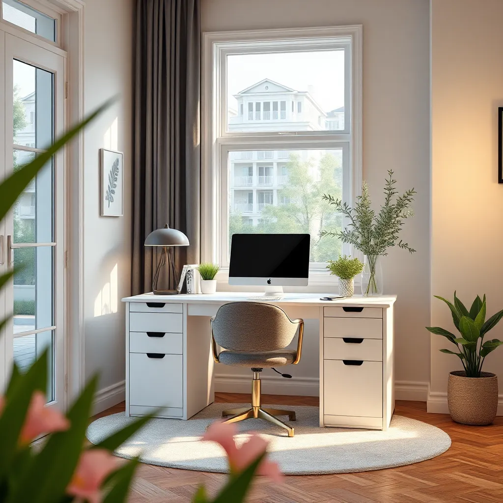 Small White Computer The Benefits of Small White Computer Desks with Drawers